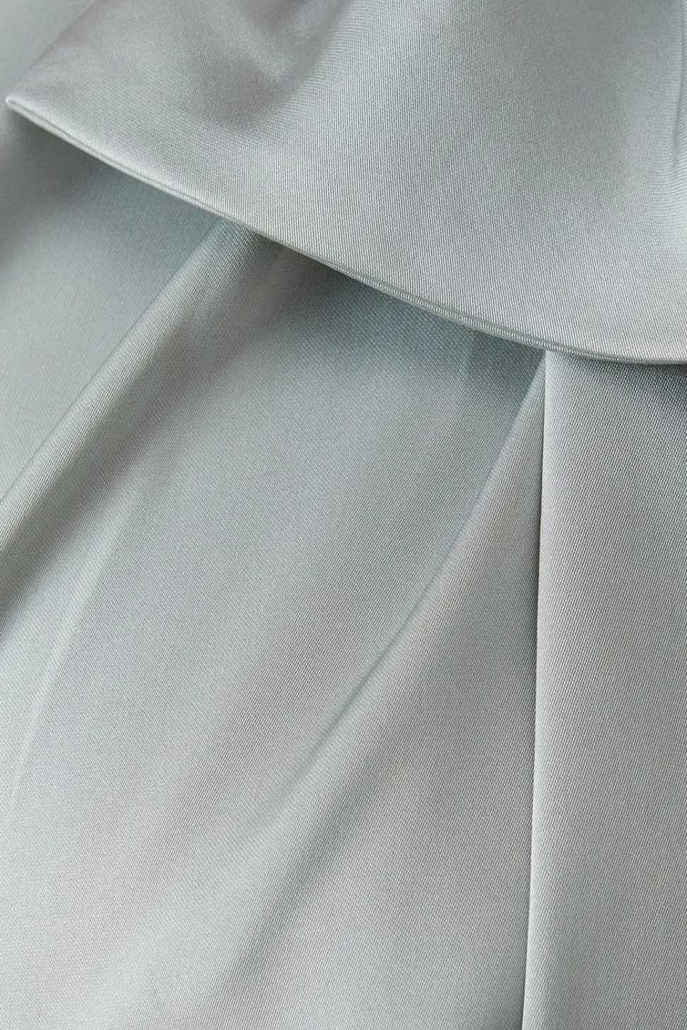 Maternity One Shoulder Bow Satin Maxi Bridesmaid Dress