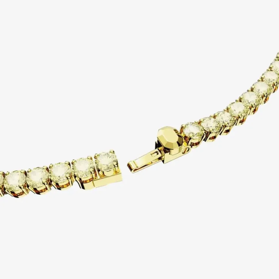 Matrix Gold Plated Tennis Necklace 5661191