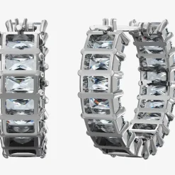 Matrix Grey Hoop Earrings 5658650