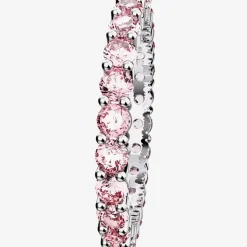 Matrix Pink Cubic Zirconia Full Eternity Ring 5658856 55