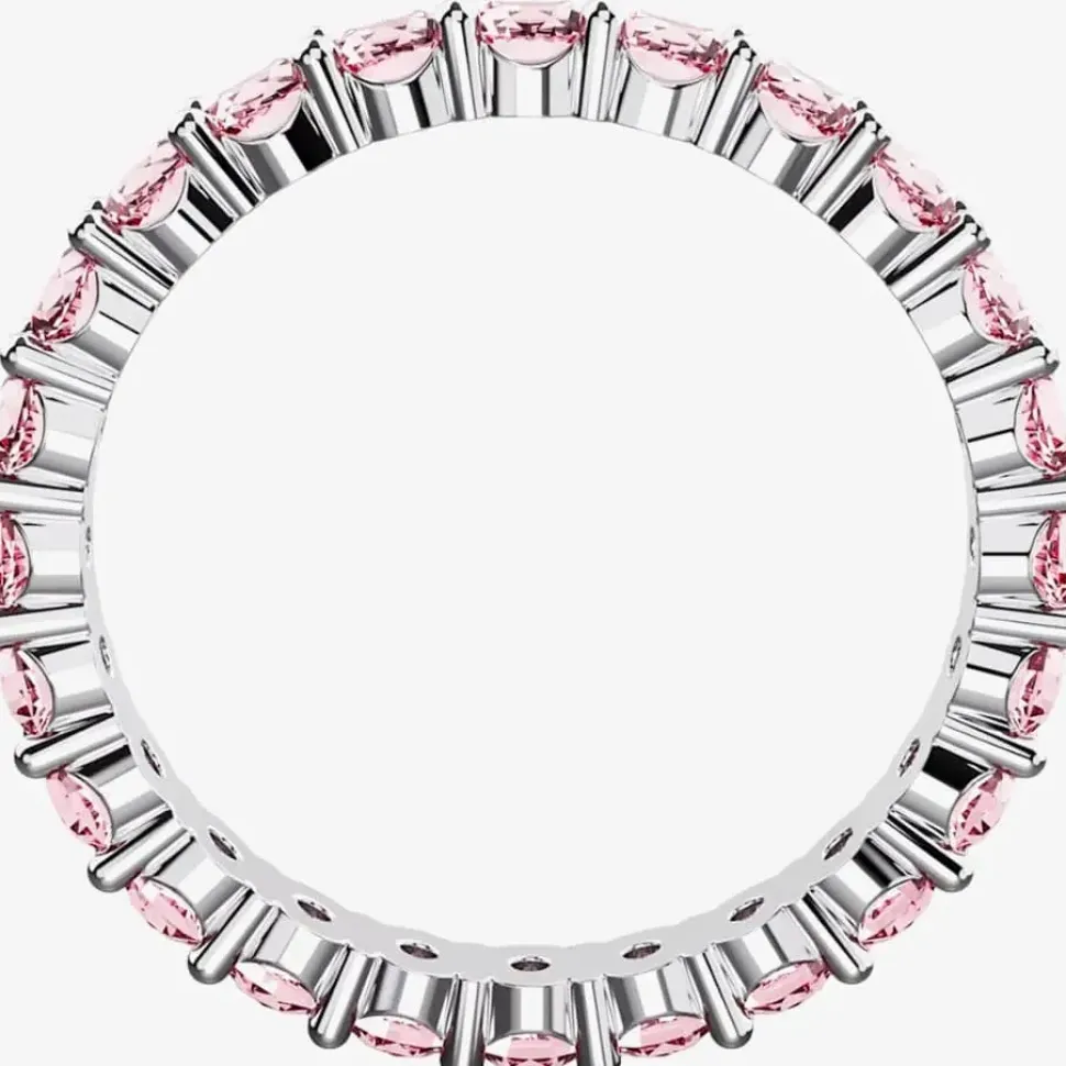 Matrix Pink Cubic Zirconia Full Eternity Ring 5658856 55