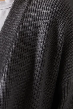 Maxi Knitted Edge To Edge Cardigan