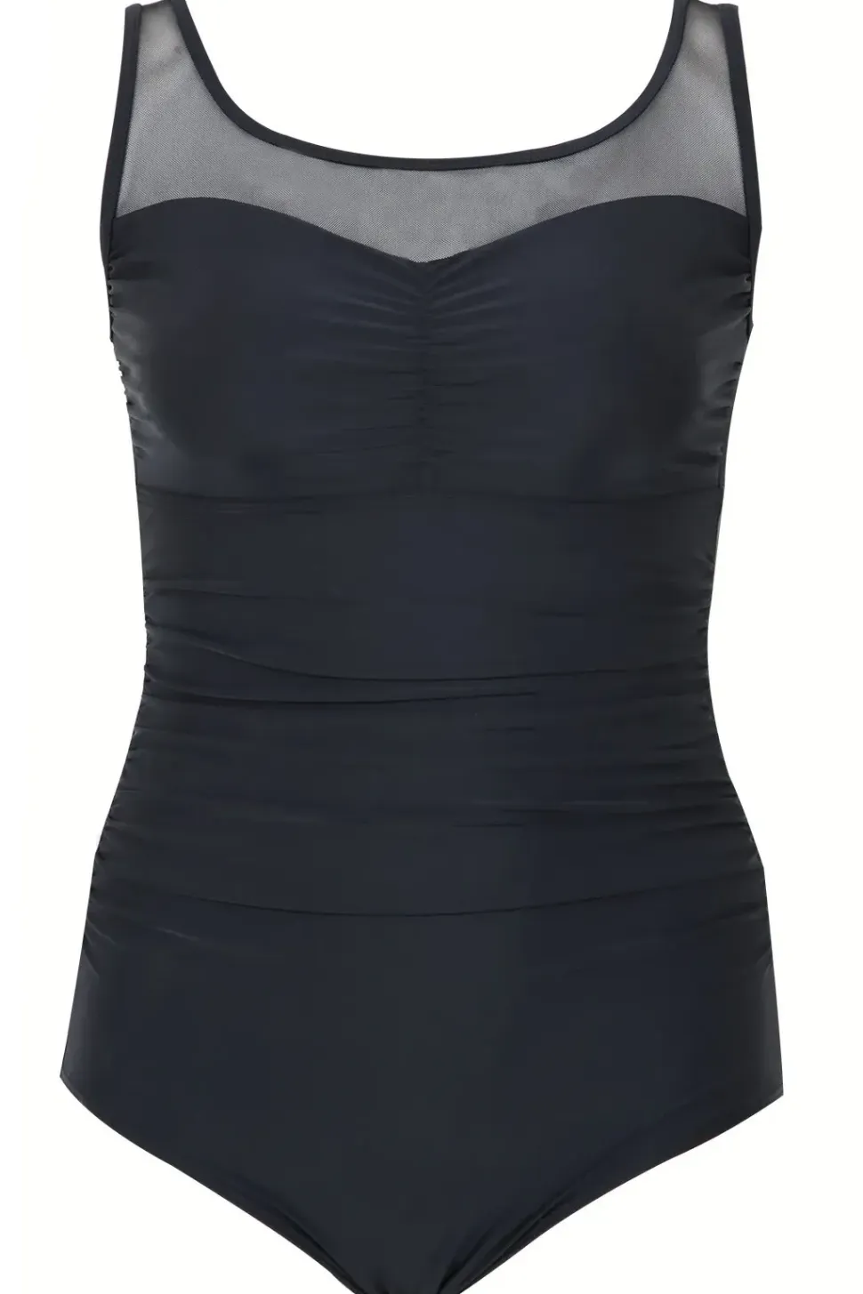 Mesh Panel Swimming Costume