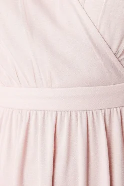 Mesh Ruffle Midi Dress