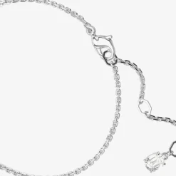 Mesmera Blue Mixed Cuts Rhodium Plated Bracelet 5668359