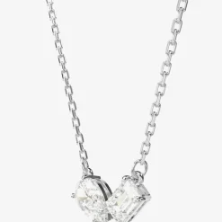 Mesmera Mixed Cuts Rhodium Plated Jewellery Set 5665829