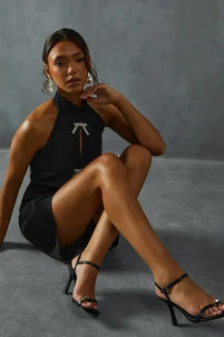 Metal Detail Barely There Heels