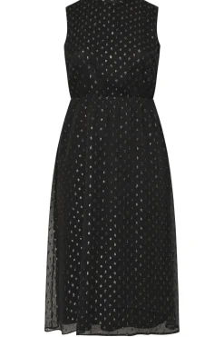 Metallic Dobby Dress