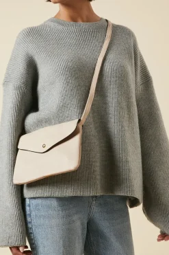 Metallic Leather Look Grab Bag