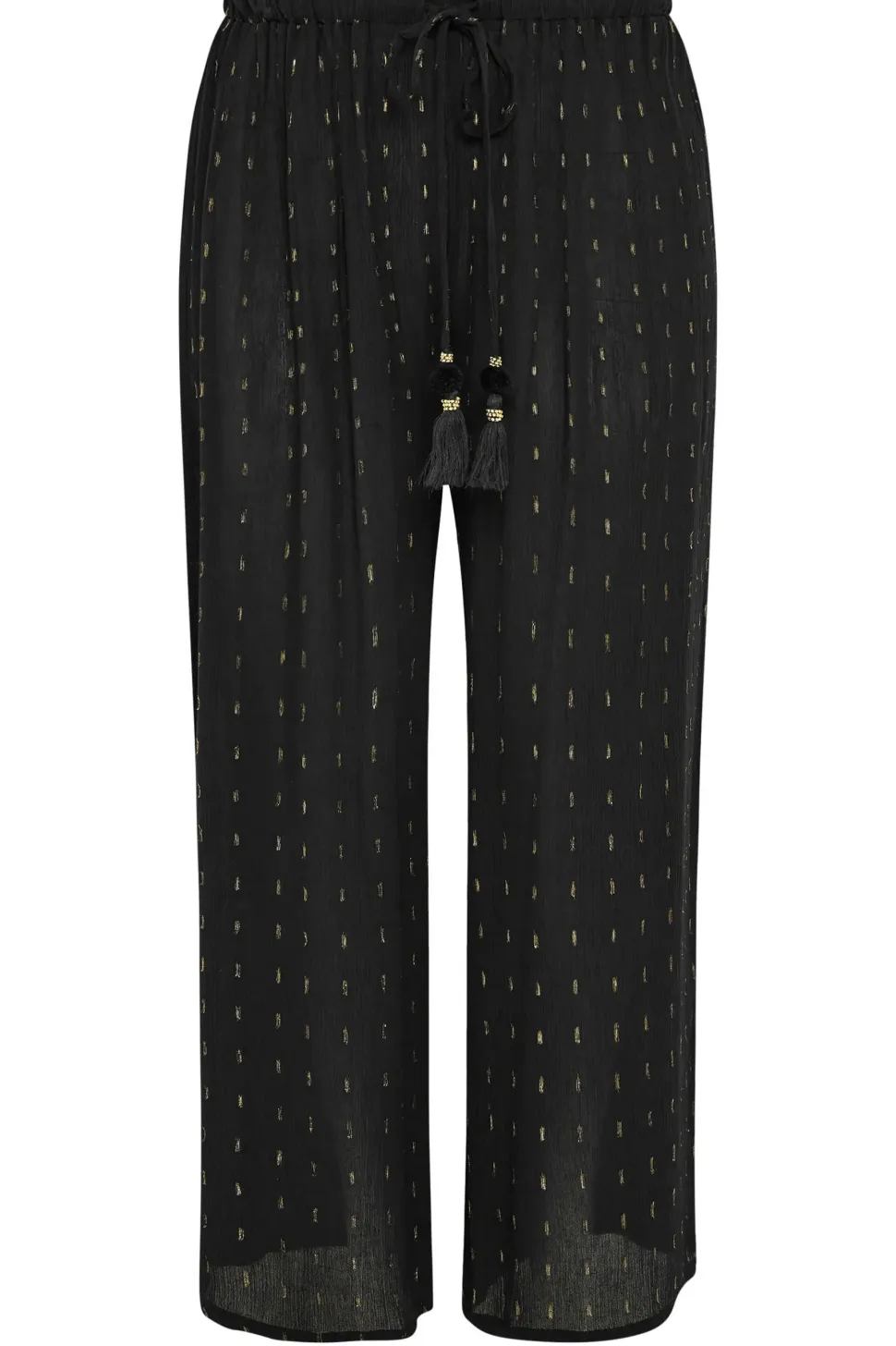 Metallic Tassel Beach Trousers.