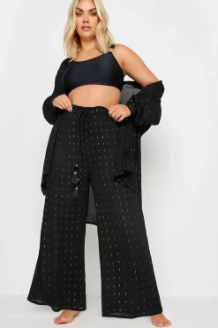 Metallic Tassel Beach Trousers.