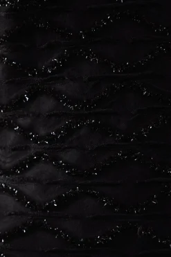 Metallic Tinsel Column Midaxi Dress