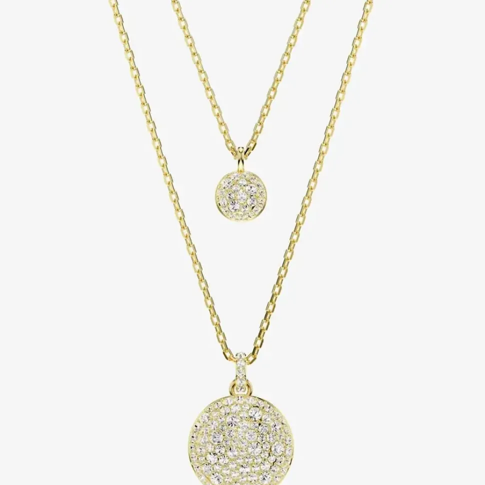 Meteora Gold Tone Plated Layered Pendant Necklace 5683442
