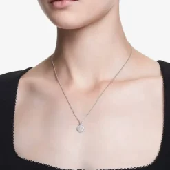 Meteora Rhodium Plated Pendant Necklace 5683446