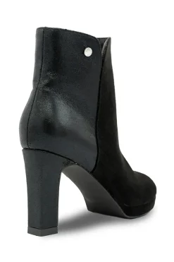 Micro suede 'Astrid' Platform Block Heel Ankle Boot