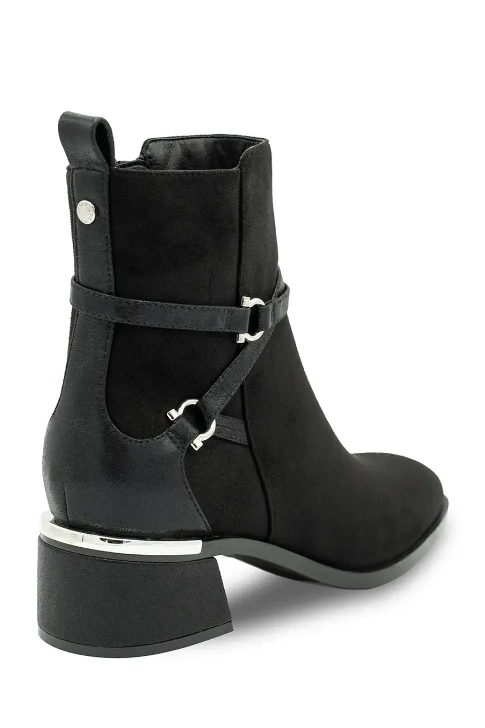Micro suede 'Avalon' Low Block Heel Ankle Boot