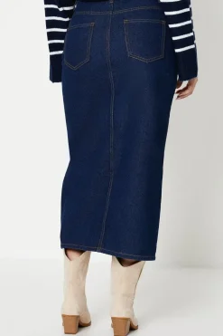 Midaxi Denim Skirt