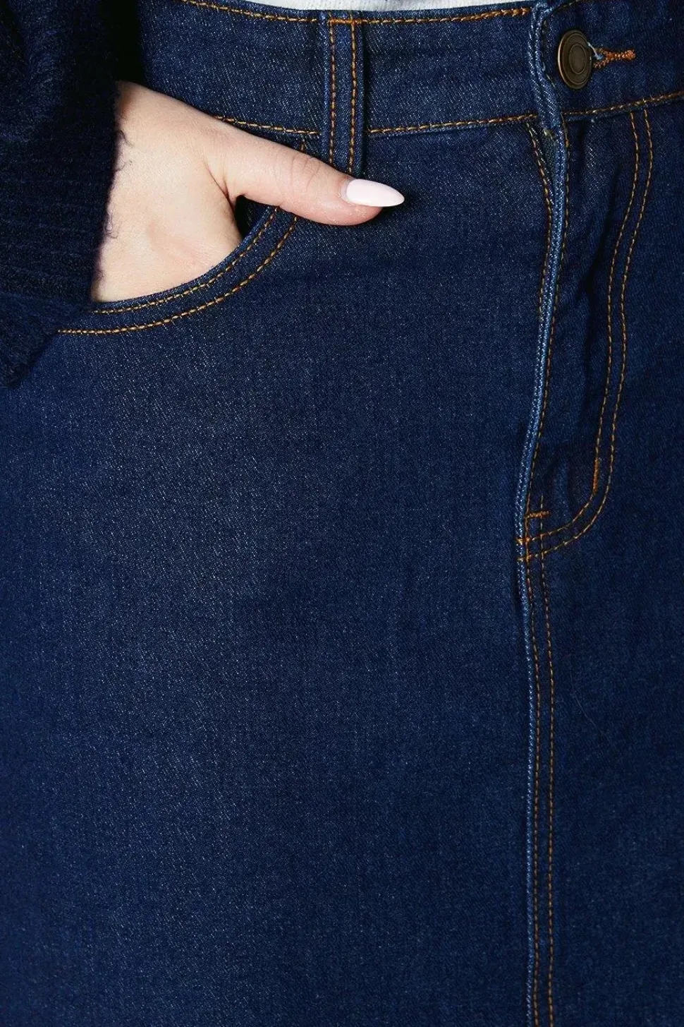 Midaxi Denim Skirt