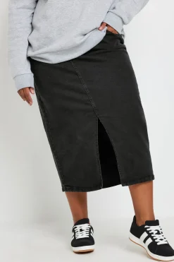 Midi Denim Skirt