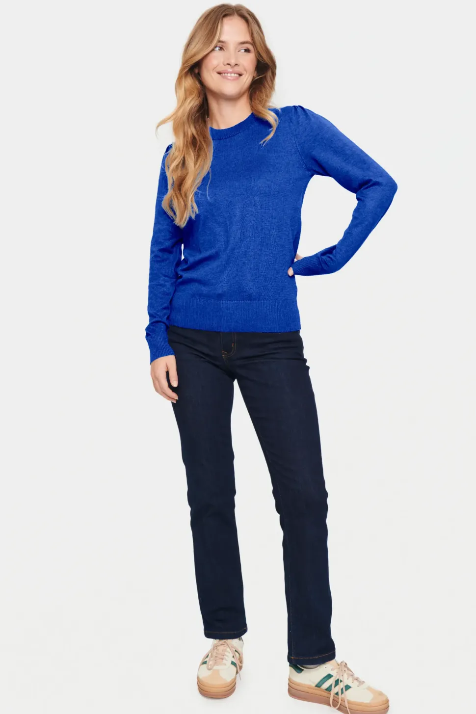 Mila Long Sleeve Crew Neck Pullover-