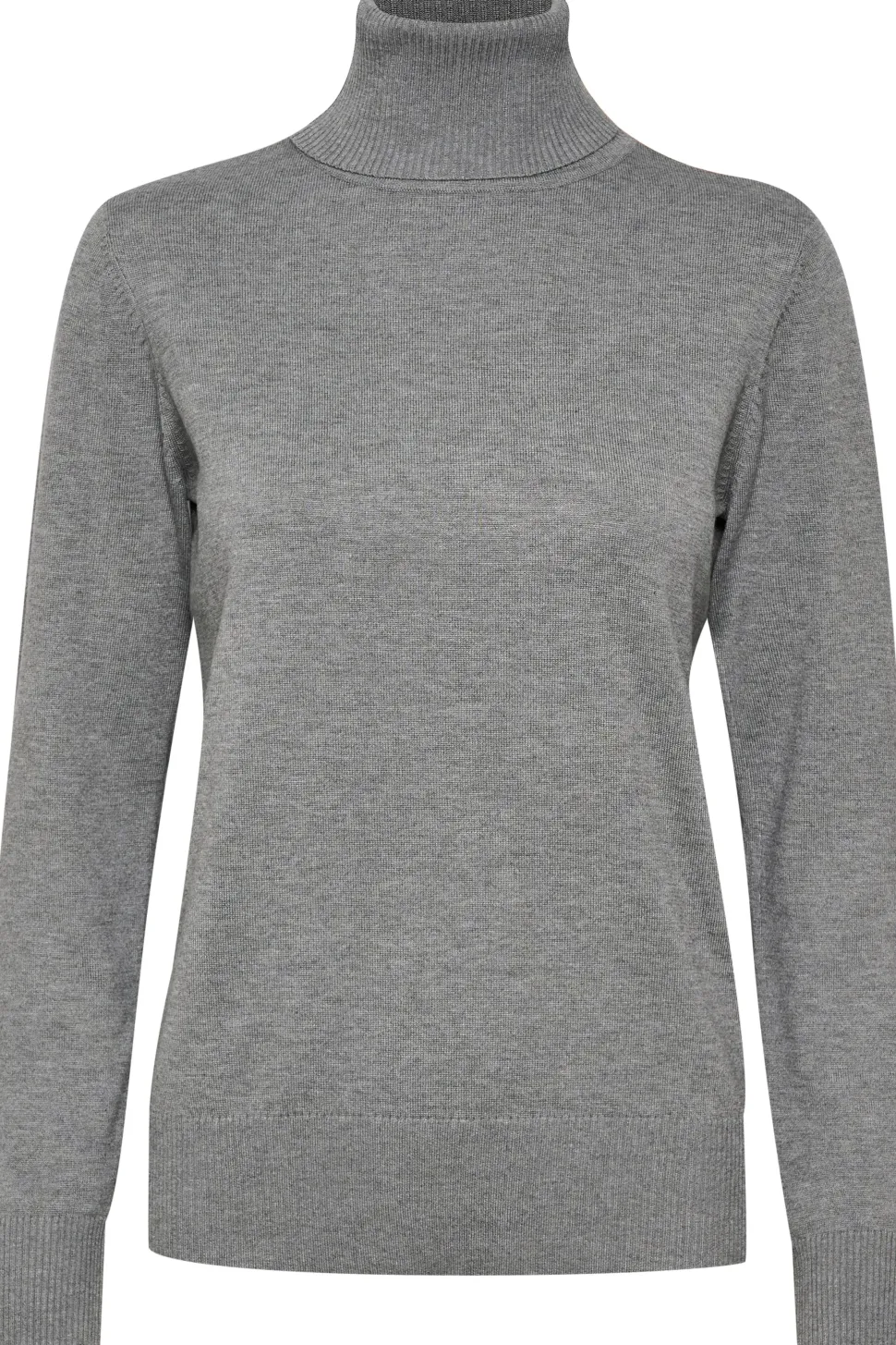 Mila Rollneck Pullover-Plain