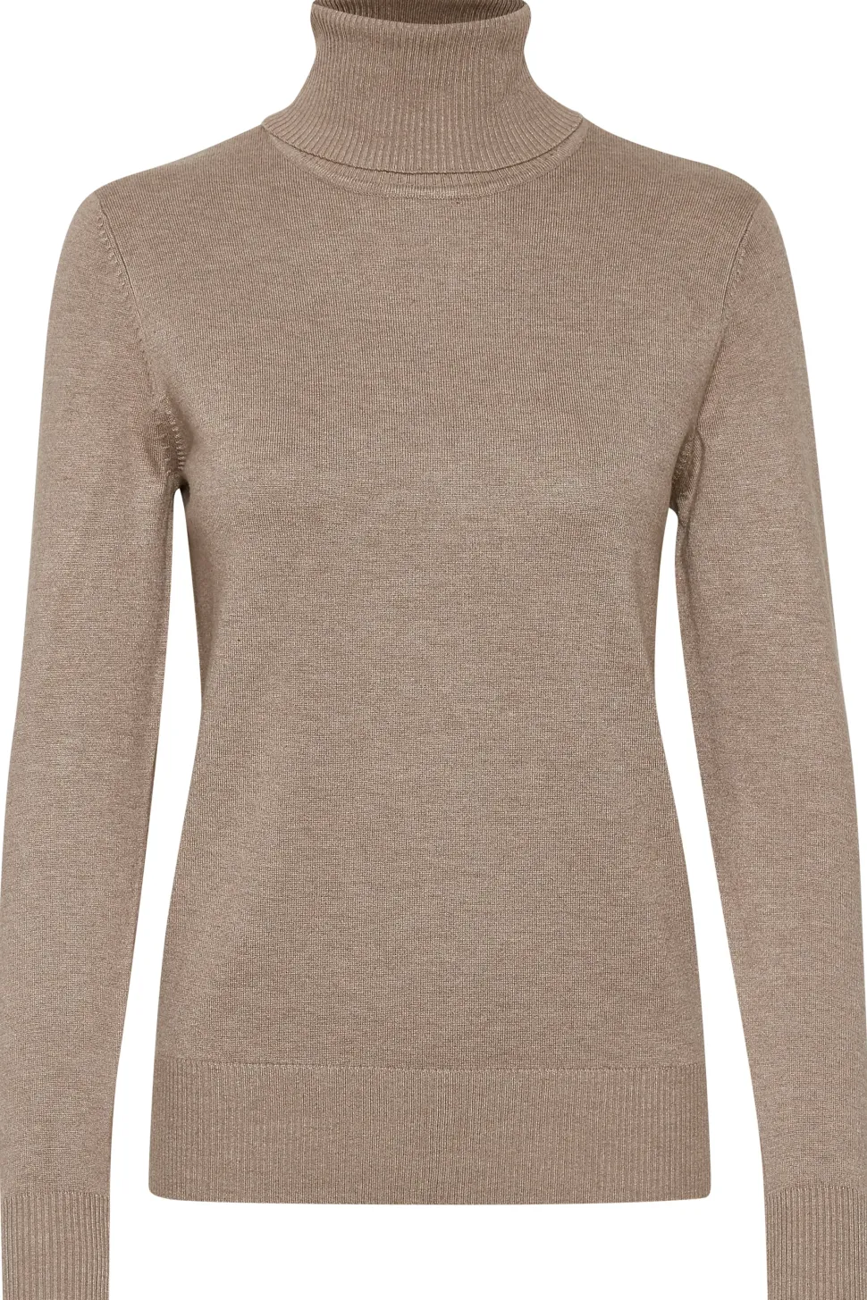 Mila Rollneck Pullover-Plain