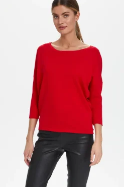 Mila Round Neck Pullover-Plain