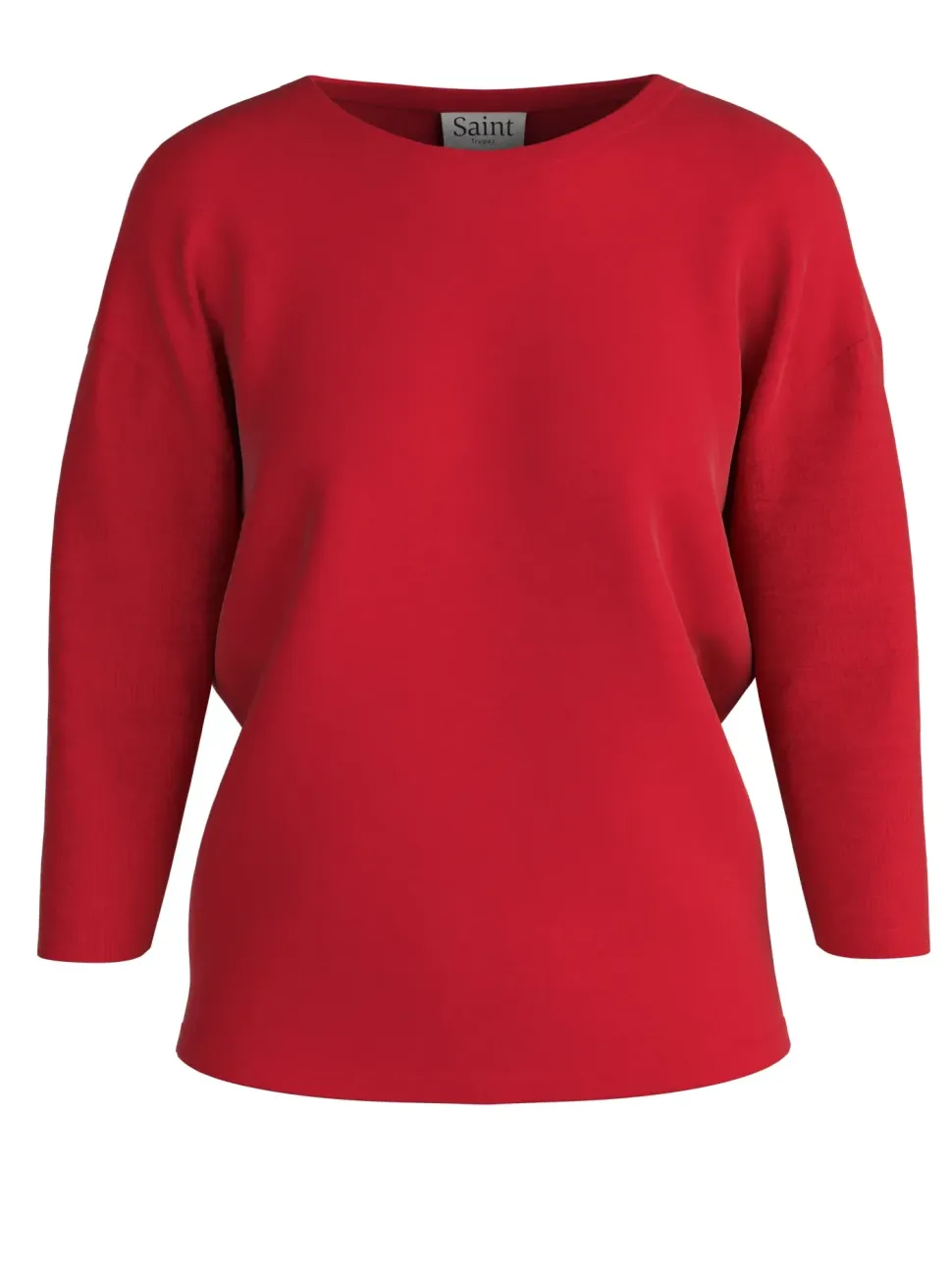 Mila Round Neck Pullover-Plain