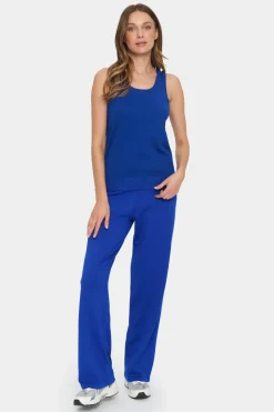 Mila Shimmer Knit Round Neck Tank Top-