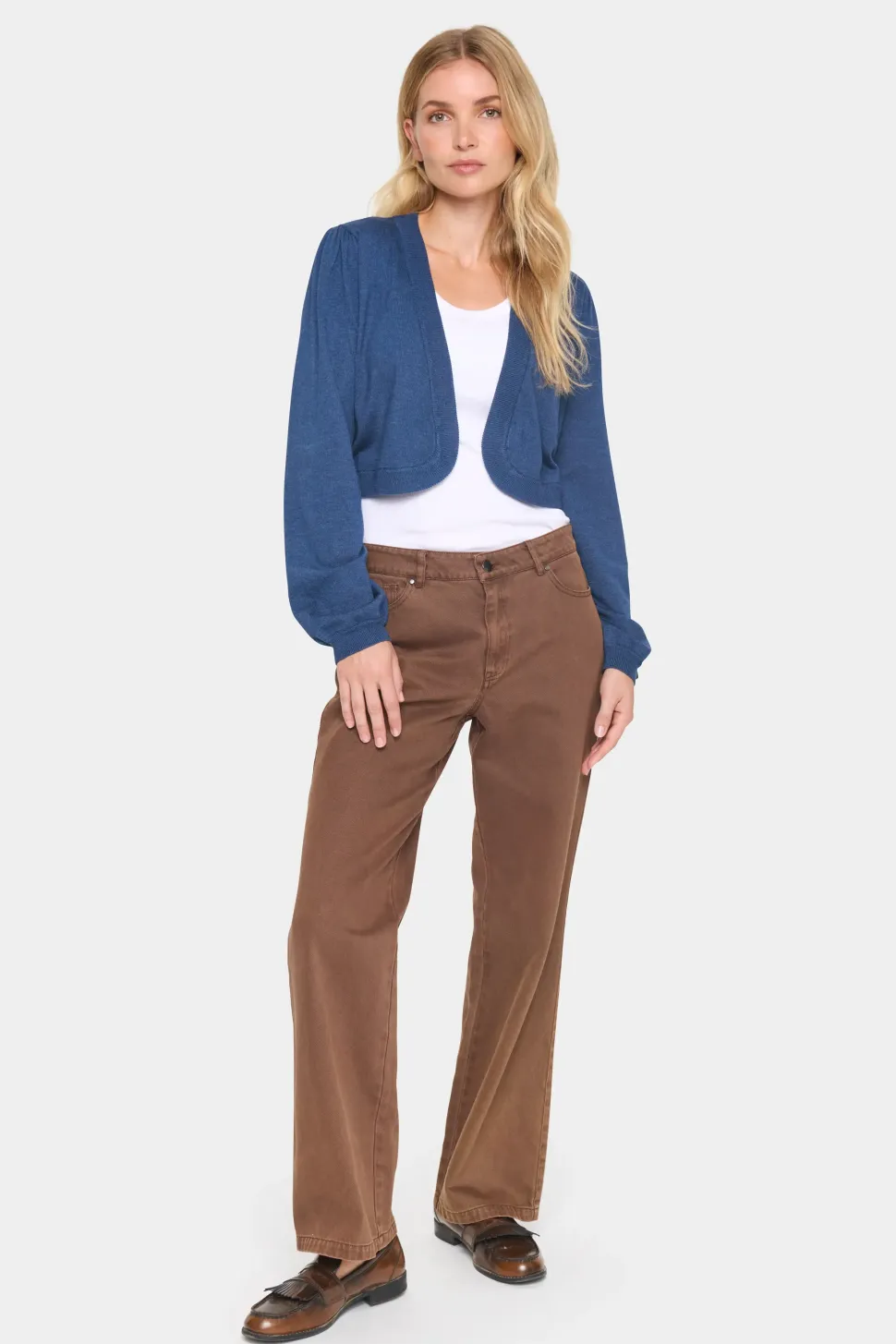 MilaSZ Open Front Long Sleeves Bolero-