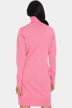 MilaSZ Rollneck Knee Length Knit Dress-