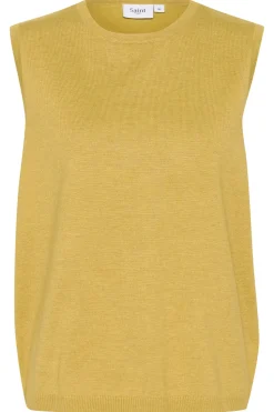 MilaSZ Sleeveless Knitted Crew Neck Vest-