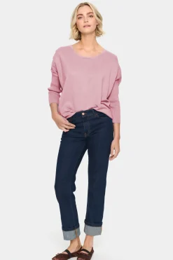 MilaSZ 3/4 Sleeves Knitted Pullover-