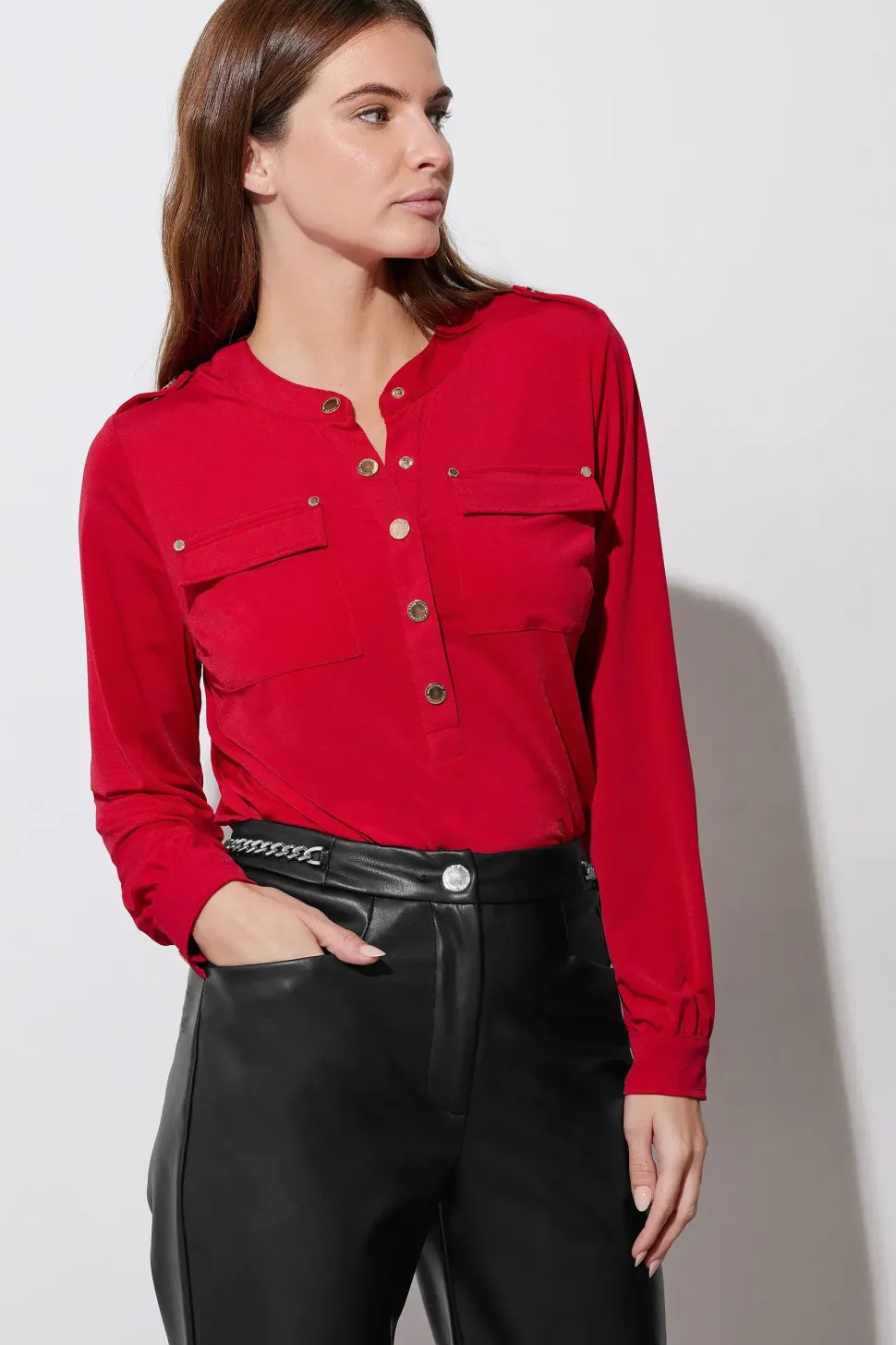 Military Button Shirt