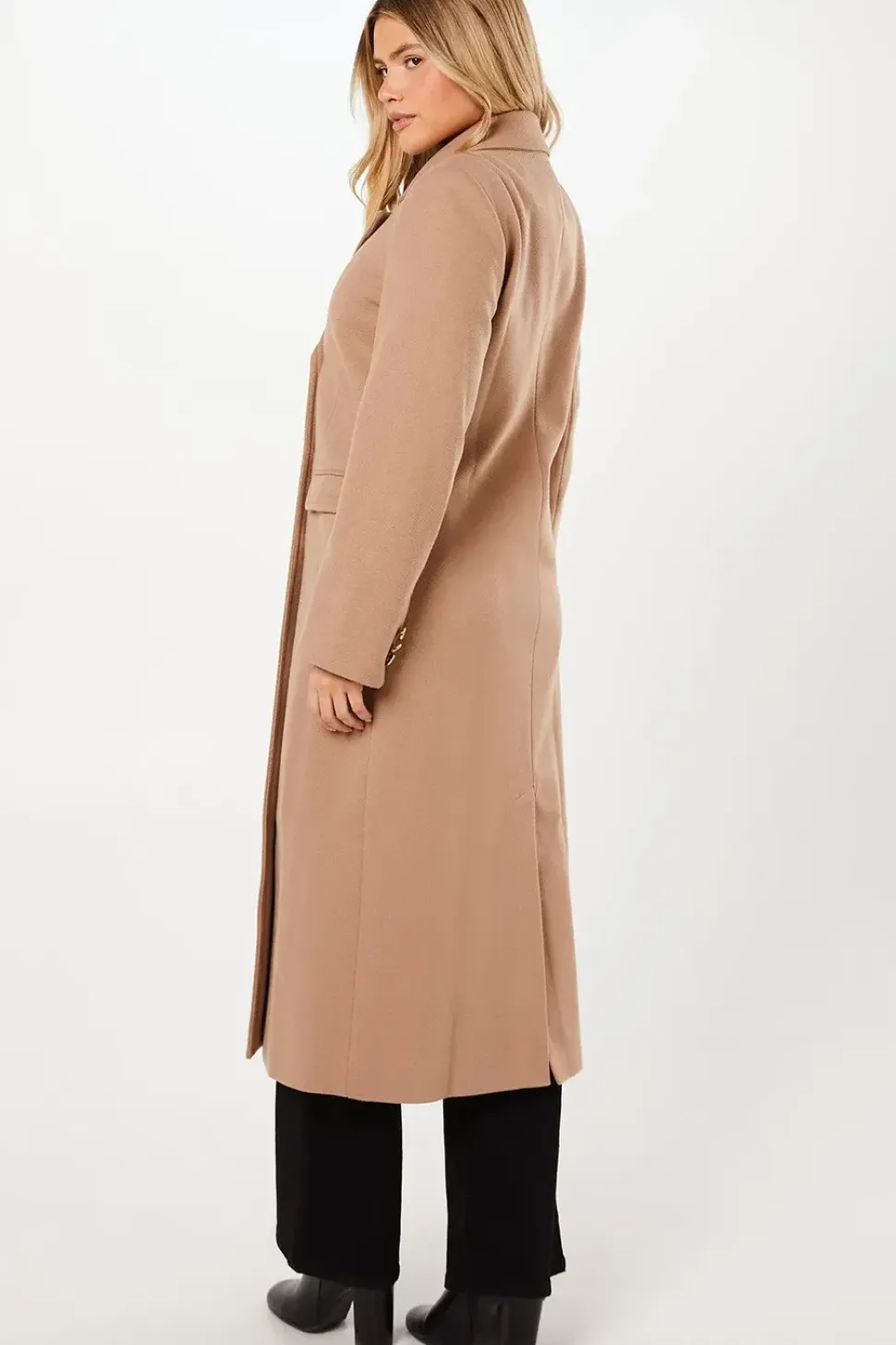 Military Double Breasted Maxi Coat