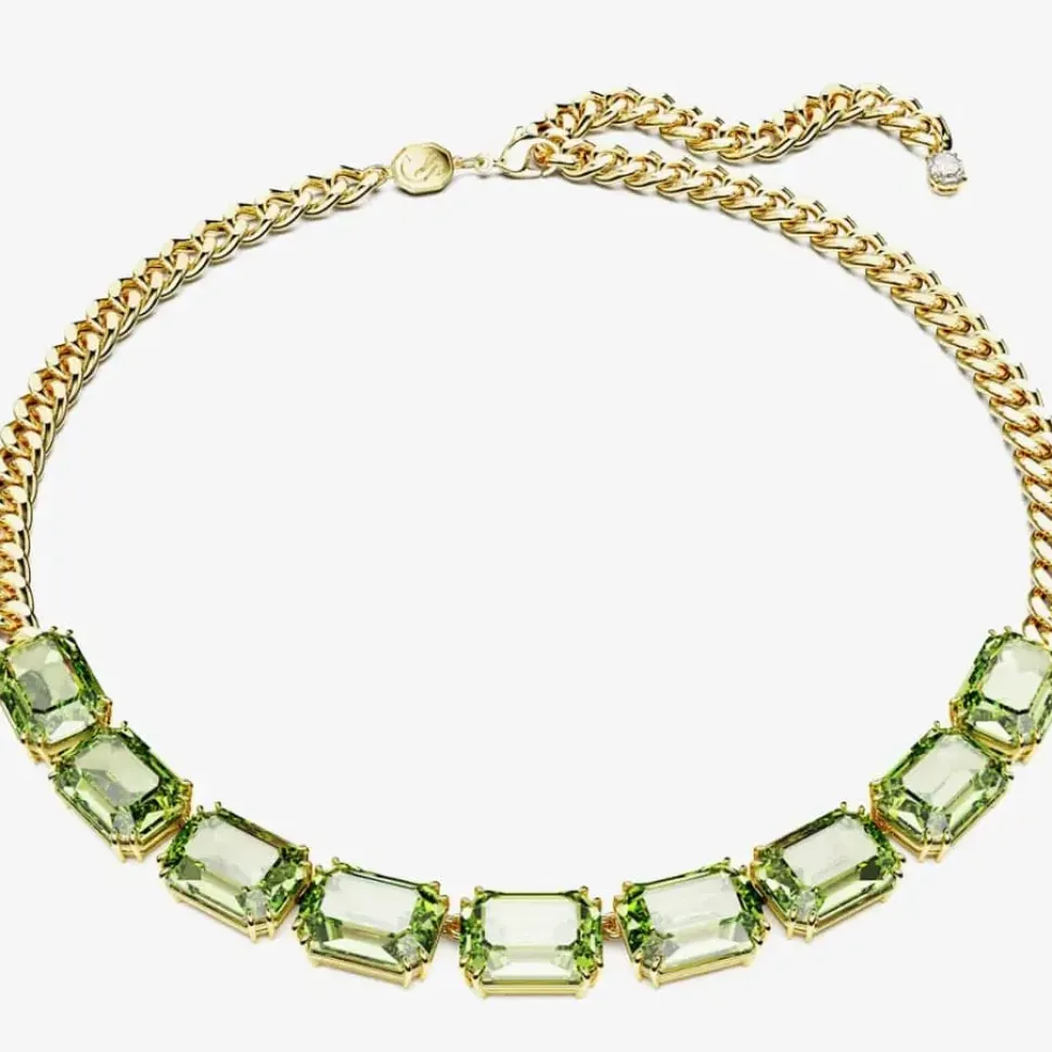Millenia Green Gold Plated Necklace 5671255