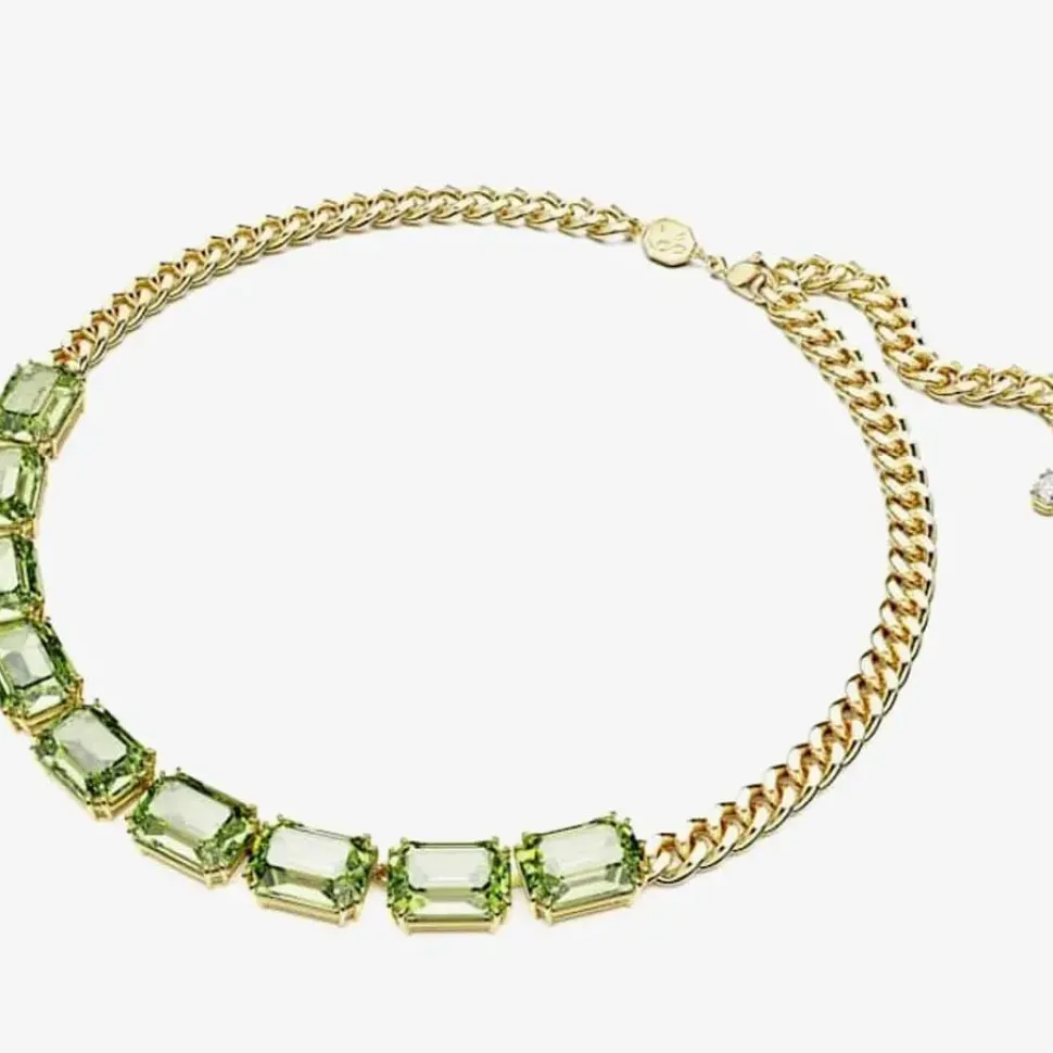 Millenia Green Gold Plated Necklace 5671255