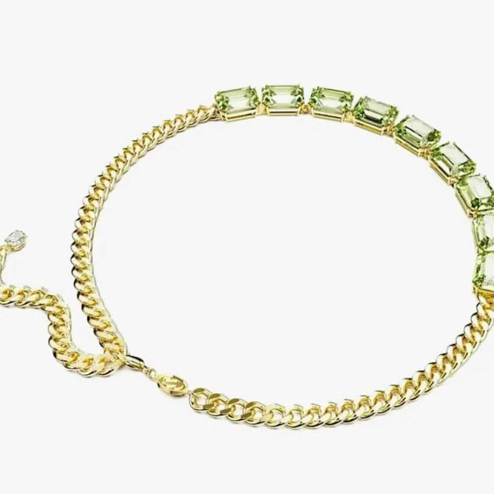 Millenia Green Gold Plated Necklace 5671255