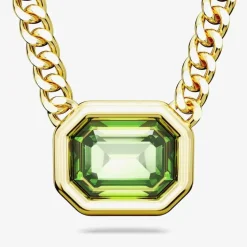 Millenia Green Gold Plated Necklace 5671583