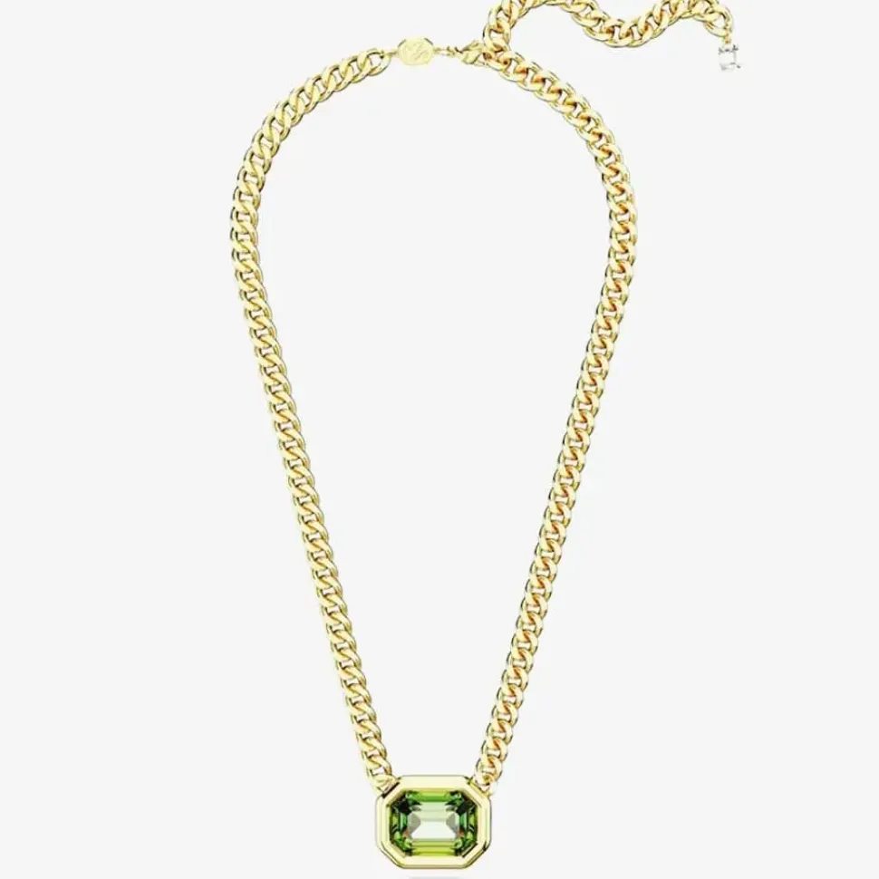 Millenia Green Gold Plated Necklace 5671583