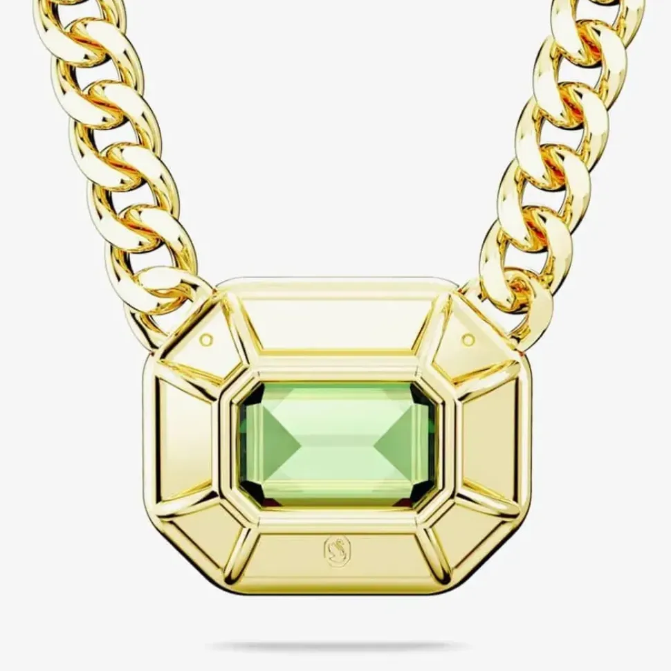Millenia Green Gold Plated Necklace 5671583