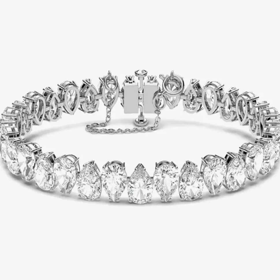 Millenia Pear White Crystal Bracelet 5598350