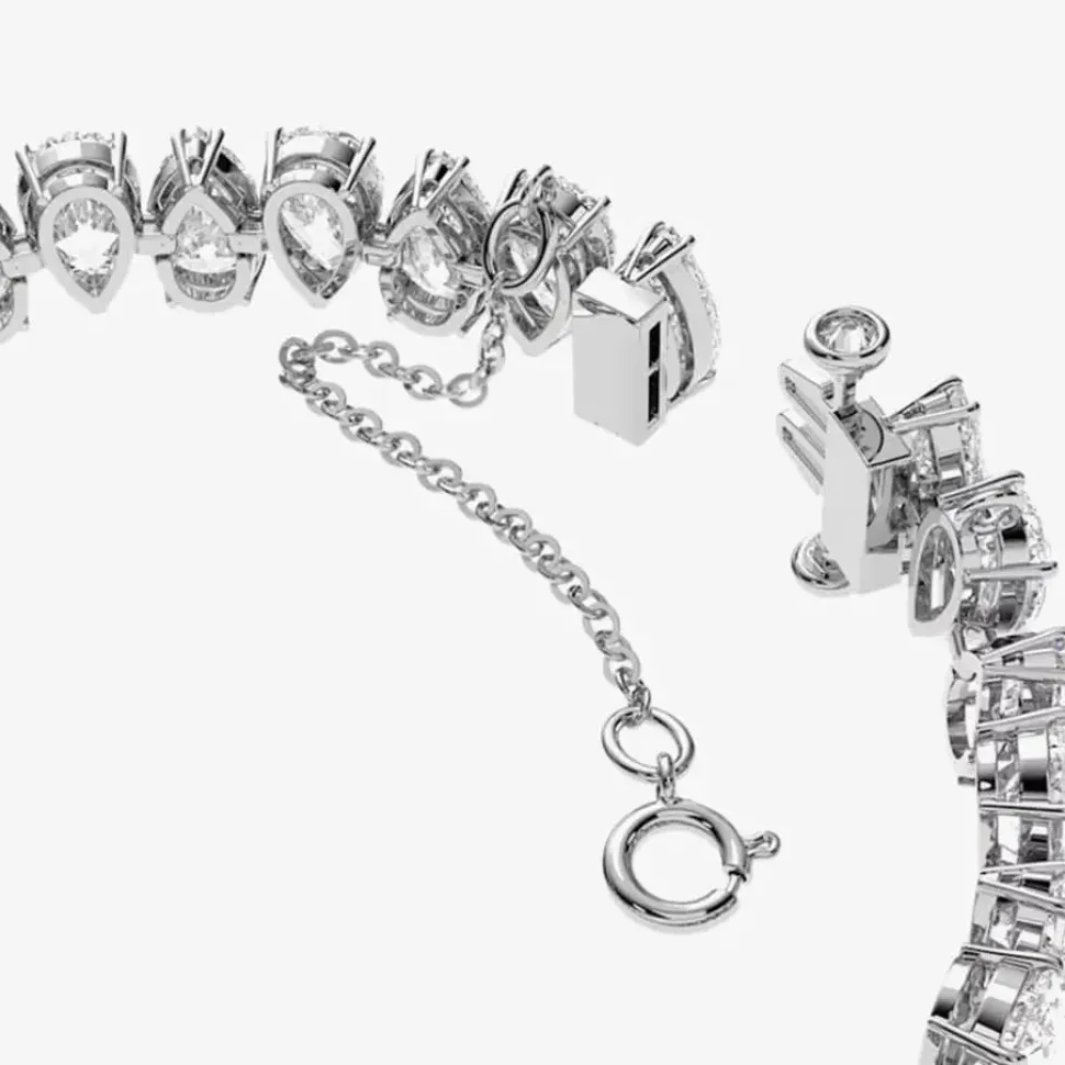 Millenia Pear White Crystal Bracelet 5598350