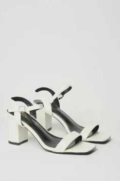 Mimosa High Block Heel Barely There Sandals