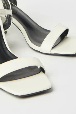Mimosa High Block Heel Barely There Sandals