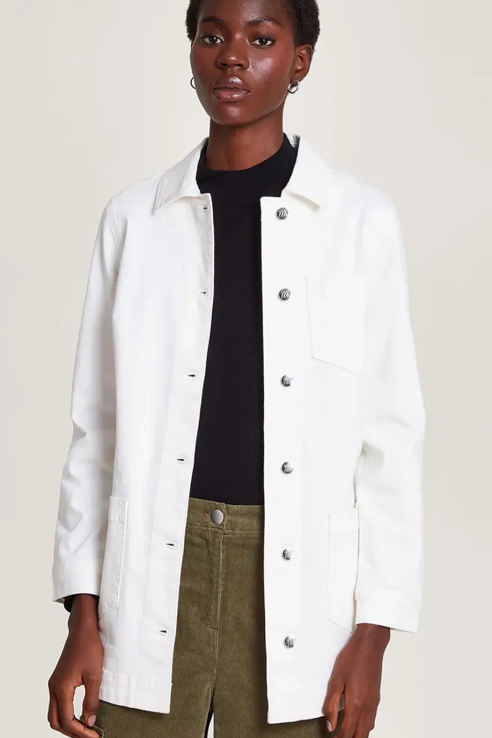 Mindy Longline Denim Jacket