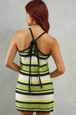 Mini Crochet Stitch Detail Mini Stripe Detail