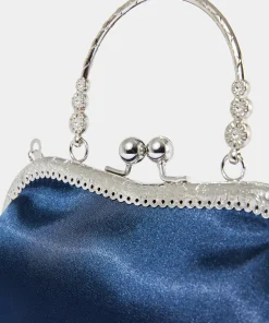 Mini Satin Frame Evening Bag