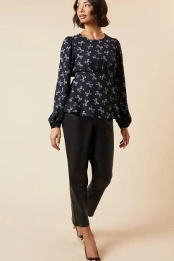 Mono Bow tea blouse