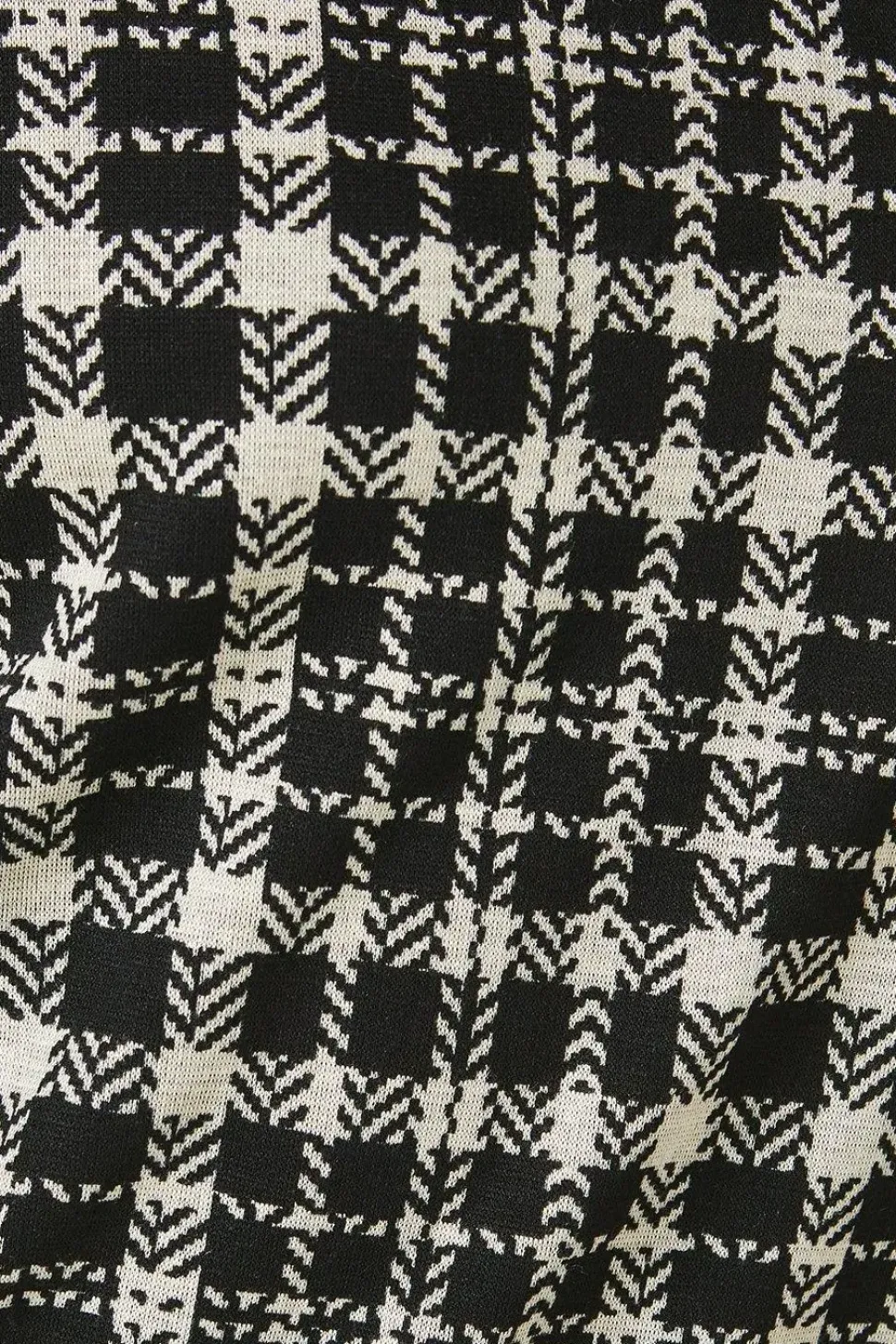Mono Check Jacquard Shift Dress